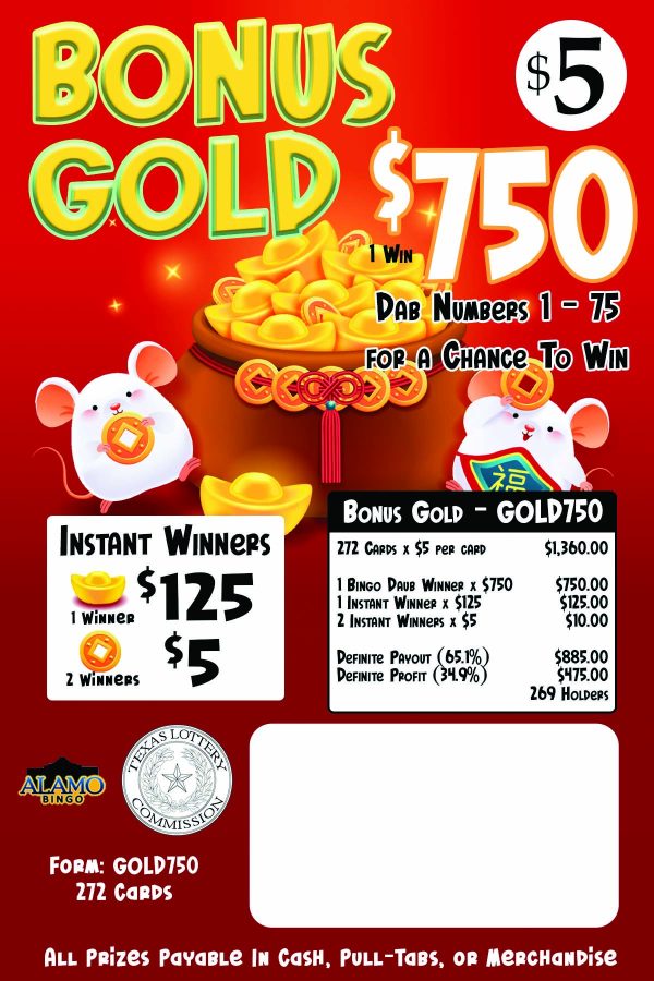 ALAMO: Bonus Gold (272ct)