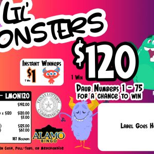 ALAMO: Little Monsters $120 (192ct)