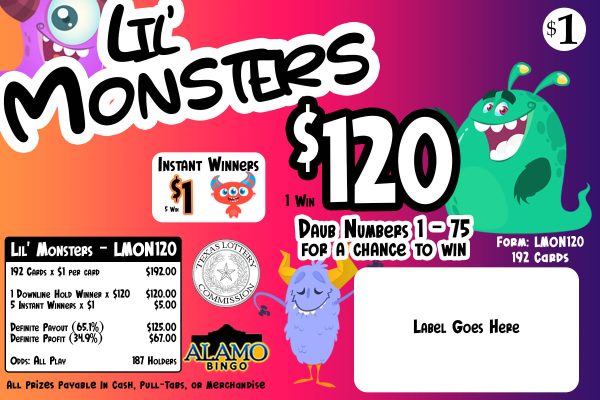 ALAMO: Little Monsters $120 (192ct)
