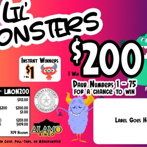 ALAMO: Little Monsters $200 (312ct)