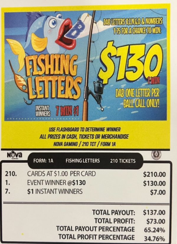 NOVA: FISHING LETTERS (210ct) - Image 2