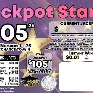 ALAMO: JACKPOT STARS (314ct) GOLDEN EXCLUSIVE