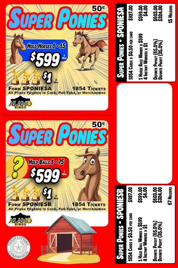 ALAMO: Super Ponies (1854 Ct) - Image 2