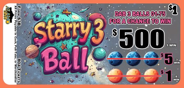 ALAMO: Starry 3-Ball (804 Ct)