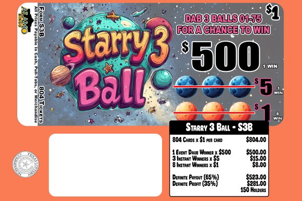 ALAMO: Starry 3-Ball (804 Ct) - Image 2