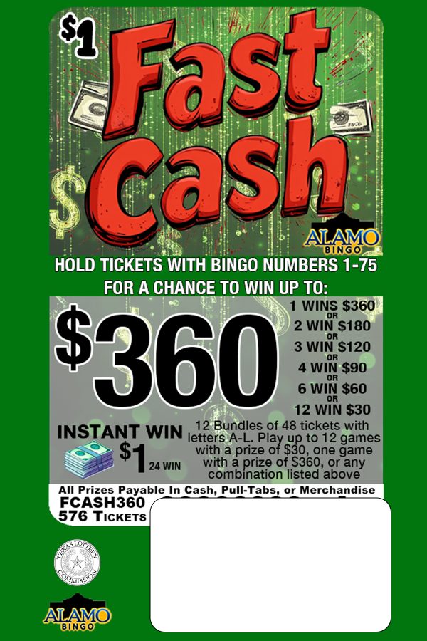 ALAMO: Fast Cash (576 Ct)