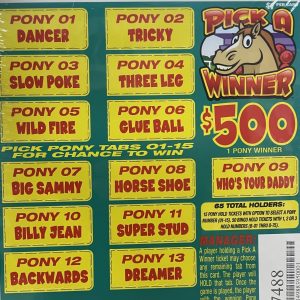 AG: Pick A Winner $500 (910 Ct)